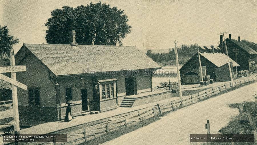 Postcard: The Depot, Peterborough Mountain and Goodall